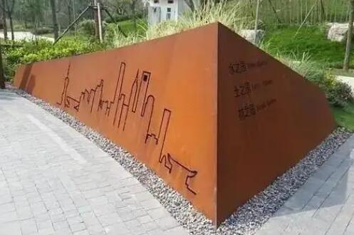 海口耐候钢挡土墙